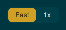 Knapperne Fast og 1x